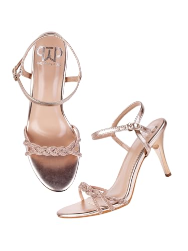 Image of The White Pole Stylish Attractive Ethnic Comfortable Fahsion Party Heels Stylish Stilettos Heels Sandal For Womens & Girls