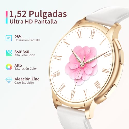 Smartwatch, Wireless smartwatch blanco Marca TIFOZEN (2)
