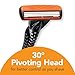 BIC Comfort 3 Refillable Men's Razor, Ideal for Father's Day, Perfect Razor Gift Set with 3 Blade Razors, Pack of 14 Refill Cartridges
