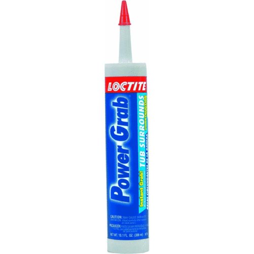 Loctite Power Grab White Tub Surround Adhesive 10-Fluid Ounce Cartridge (1363138)