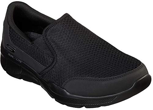 Skechers mens Equalizer 3.0 Bluegate Loafer, Black/Black, 8.5 US