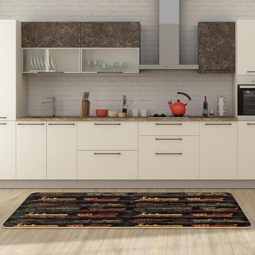 Tapetes de cocina absorbentes VAPOKF lavables con base antideslizante 3