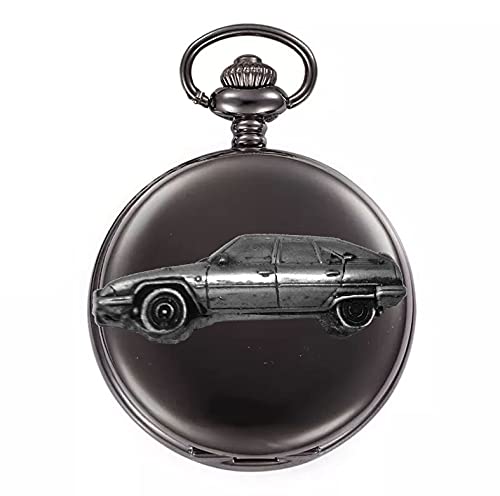 Montre gousset à quartz classique voiture BX ref46 étain homme