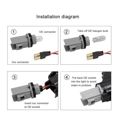Intermitente lateral coche para Nissan Note E11 y Micra K12 con luz indicadora ámbar 5