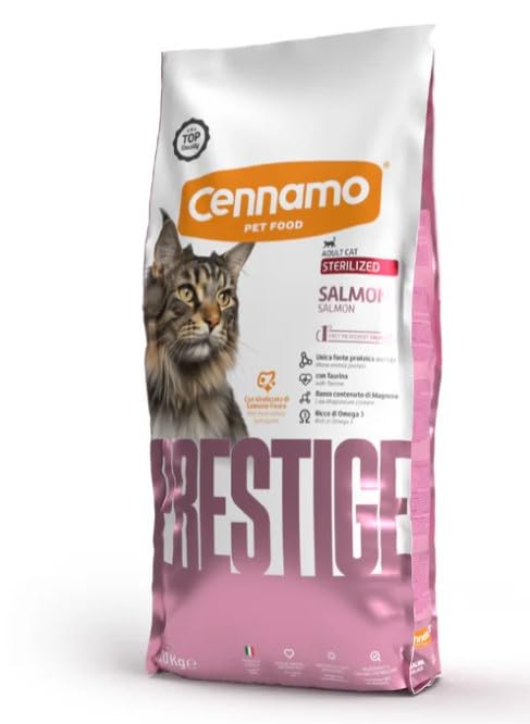 Cennamo Prestige Cat Adult Sterilized Salmone 10 kg
