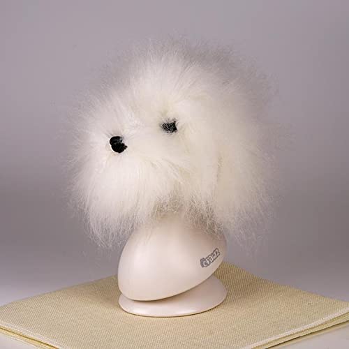 Peluca para perro OPAWZ, fibra sintética, 10 cm