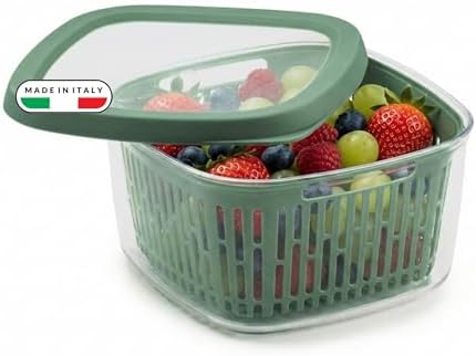 Snips Aroma Keeper 1,5 L, Contenedor para Alimentos con Cesta Ext...