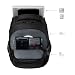 Wenger Sidebar 601468, 16 Inch Laptop Backpack with Tablet Pocket, 21 Litres, Padded Laptop Compartment, Ideal for Business, School, Travel, Black 26 x 37 x 45 cm