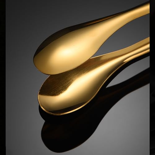 Pince de cuisine en acier inoxydable – Pince alimentaire polyvalente pour la cuisson et le service – Outil de boulangerie durable et facile à nettoyer – Option de couleur unique 26 x 4,5 cm