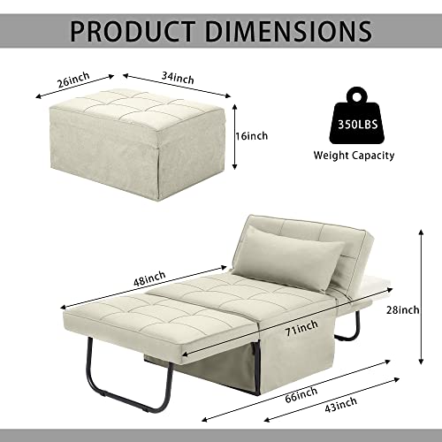 Mejores precios y opiniones de Sofa cama blanco los más solicitados. 26 Imagen adicional