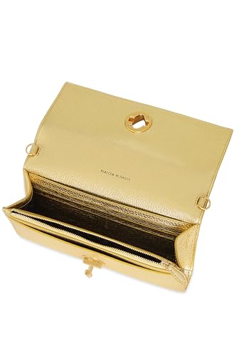 Rebecca Minkoff G Wallet Crossbody, Black/Antique Brass Hardware3