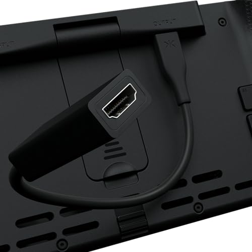 CRKD Nitro Deck+ with HDMI Adapter - Handheld Pro Controller for Nintendo Switch & OLED Model - TV Dockable - Programmable Sidekicks & Back Buttons - True Collection System (Clear Black Edition) - Image 8