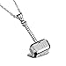 Cupimatch Collar Hombre Martillo de Thor Acero Inoxidable con Circonitas Hipoalergénico Joyería de Moda Buen Regalo para Amor Fuerte