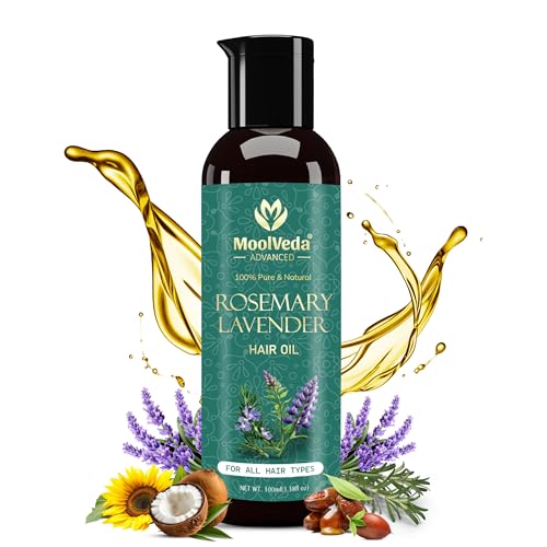 Pure & Natural Rosemary Batana & Rosemary Lavender Oil Pack of 2 Hair oil, Each of 100ml