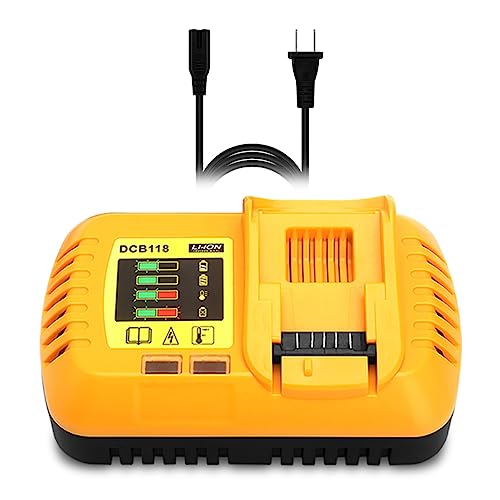 Lizone DCB609 DCB118 60V Battery Charger Replacement for Dewalt 20V 60V Max Battery Charger