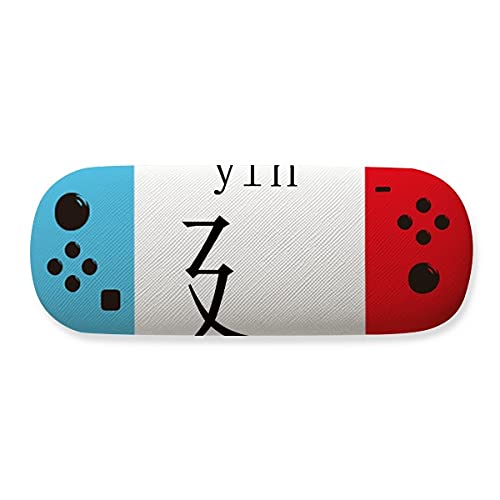 Yin Étui de rangement pour lunettes avec personnage chinois pour le bureau