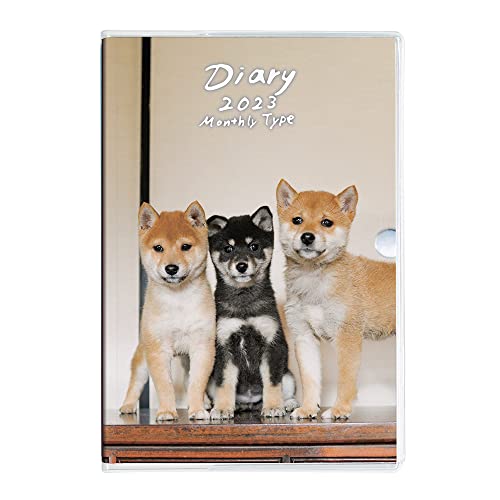 ナカバヤシ 手帳 2023 ノート ダイアリ a 6 いぬ ns a 601 23 do 3