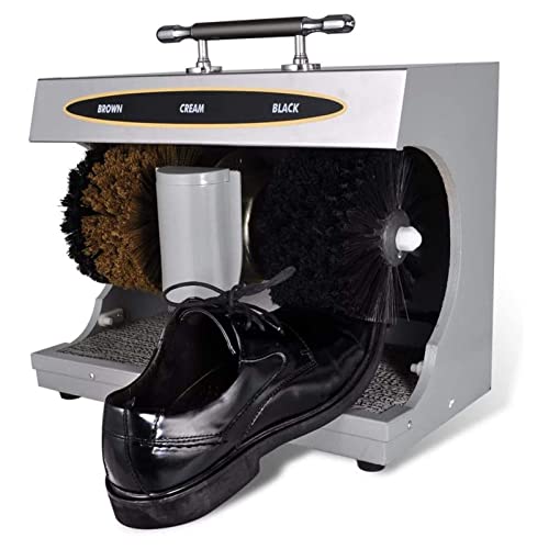 Macchina elettrica per lucidare le scarpe, lucidatrice automatica e detergente per la cura delle scarpe, portatile, per casa, viaggi e uso quotidiano