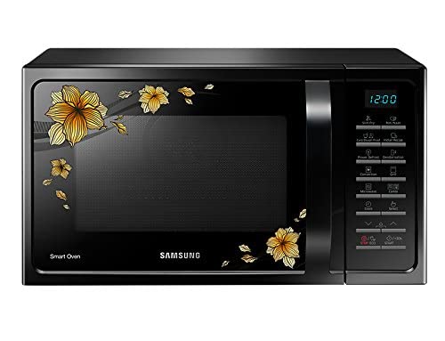 Samsung 28 L Convection Microwave Oven (MC28A5025QB/TL, Black with Pattern, slimfry)