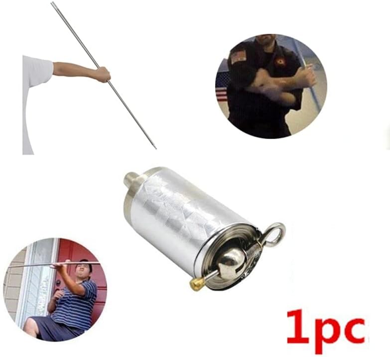 Miniatura 2 de Bastón mágico de bolsillo para escenario profesional de mago, bastones de aspecto de metal, varitas mágicas portátiles, para el personal de artes de