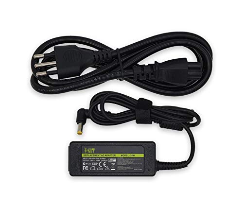 newnet Chargeur Bloc d'Alimentation pour Acer Aspire One A110 A150 ZA3 D150 D250 D255 531 pro 531 532H 751 zG5 D260 D260 532H NAV50 chargeur 19 V 1,58 a 30 W ext?: 5.5 mm Int?: 1.7 mm