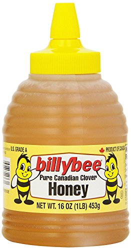 Billy Bee Pure Canadian Clover Honey, 16 oz (Pack of 6)