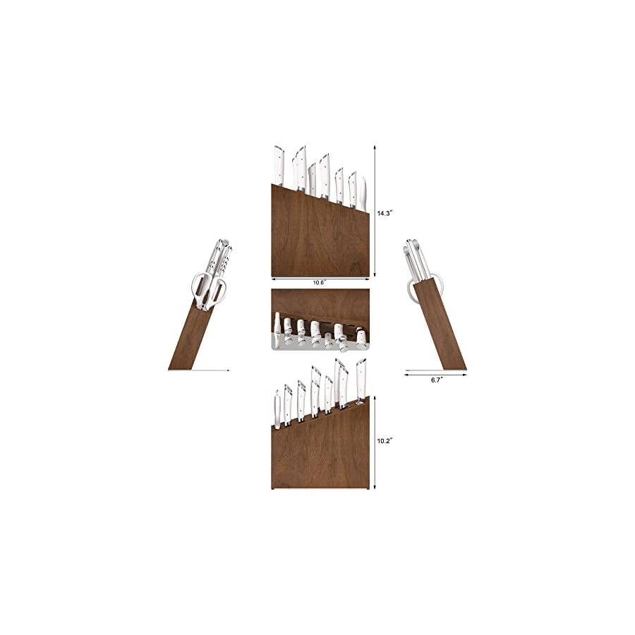Cangshan-HELENA-Series-German-Steel-Forged-HUA-Knife-Block-Set-12-Piece-White Cangshan HELENA Series German Steel Forged, HUA Knife Block Set (12-Piece, White)