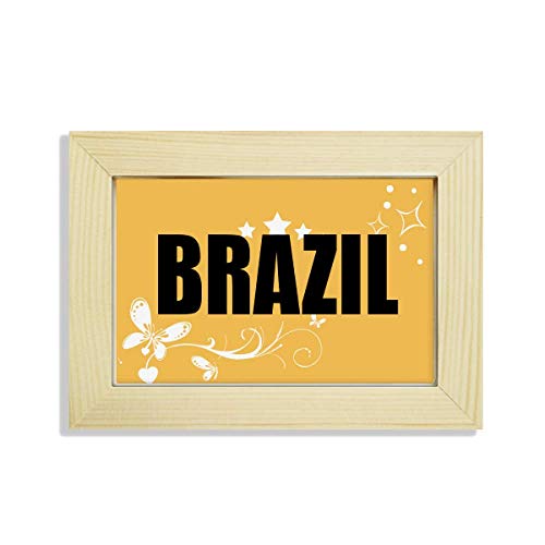 Bois peint Fleurs du Brésil tableau végétal exotique pour décoration intérieure