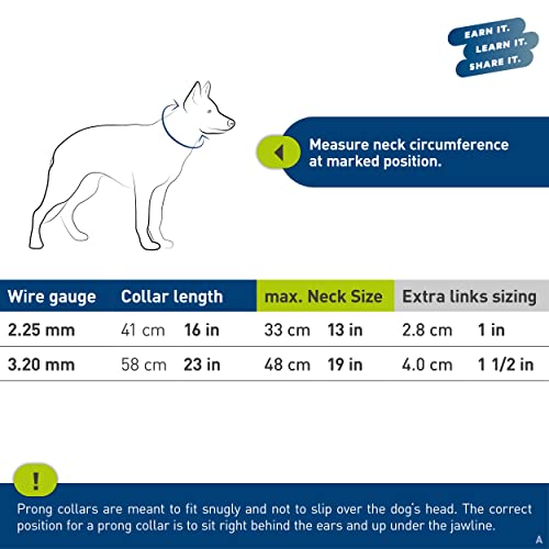 Herm Sprenger Stainless Steel Dog Collar With Quick Release Cliclock Buckle For Small Medium Large Dogs Training Collar For Dogs Made In Germany (16In X 2.25Mm) #TOP4