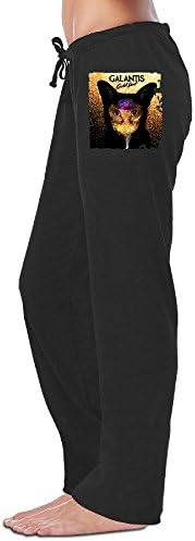 Shehe Women's Gold Dust Jelly Workout Pants Black Size XL