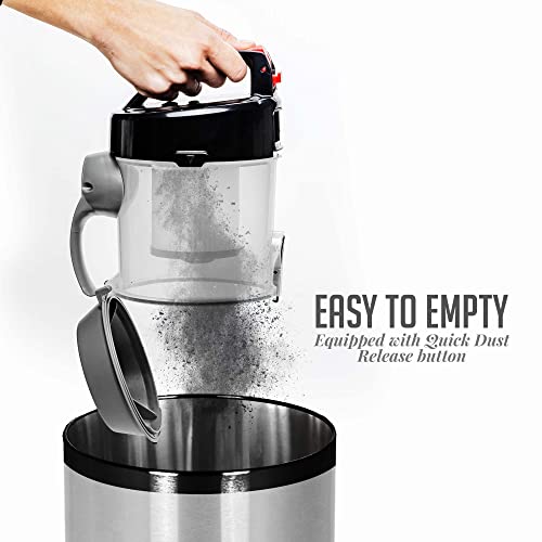 Ovente ST2000 Canister Vacuum Cleaner With 1.5L Dust Cup, Multi-Surface Suction And Extended Telescoping Wand thumb #6