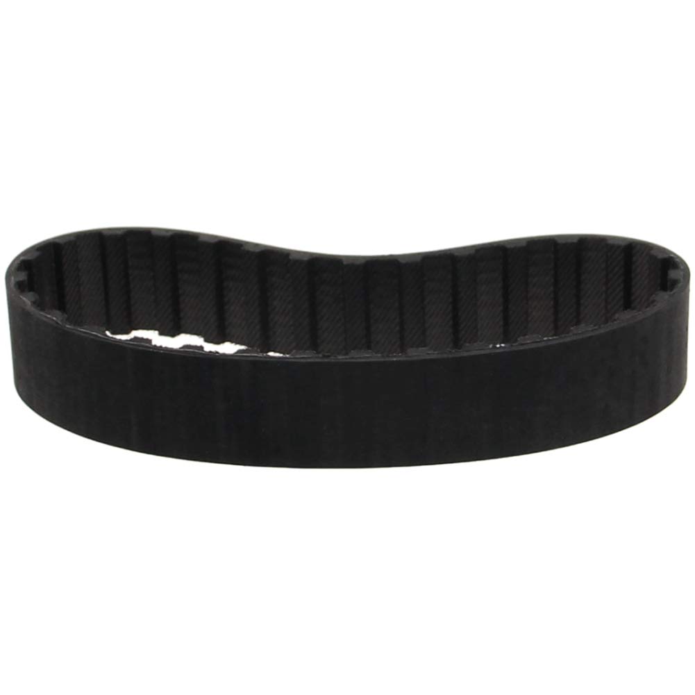 Fielect Cinghia dentata trapezoidale dentata in gomma nera 25 mm di