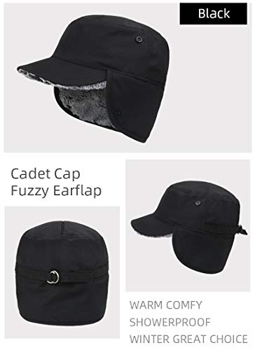 Casquette Baseball D'hiver Avec Cache-oreilles Pliable - Taille 7-7 1/2 (56-60 Cm) - Unisexe