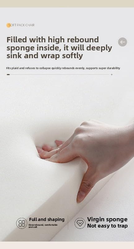 Soft Stool with Stackable Design and Comfortable Seat - Ideal for Home and Office Use (Classic Black)