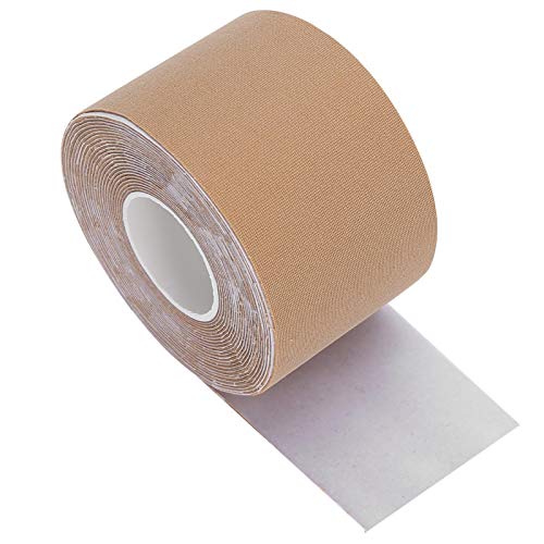 Fita push-up, fina, confortável, fácil de descascar 5 m x 6 cm, fita de sutiã para evitar a flacidez