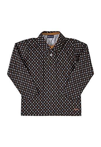 Camisa Infantil Polo Manga Longa Menino Quimby