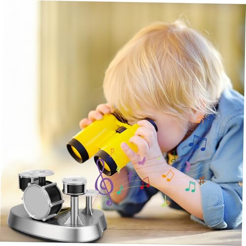 Mini batería de dedo Abaodam con luz LED y percusión táctil para niños 7