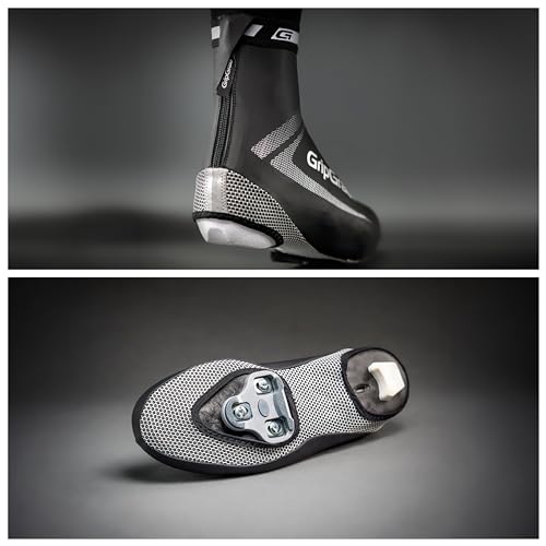 GripGrab RaceAqua Road Bike Waterproof Cycling Shoe Covers Rain Aero Overshoes Windproof Sleek Tight Fitting Gaiters3