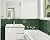 Tiwoos Thick Green Peel and Stick Backsplash Subway Tile 3D Brick Self Adhesvie Wall Tiles for Kitchen Bathroom (10-Sheet, 12"×12")