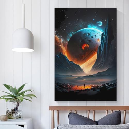 Impression Stellar Solitude cadeau anniversaire couple pour art mural maison