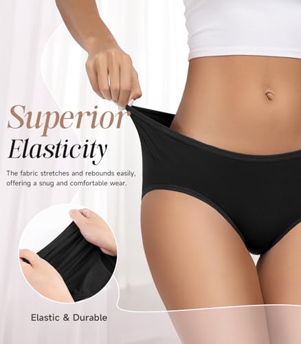 Image of TANSTC Womens Underwear Cotton Hipster Panties for Women