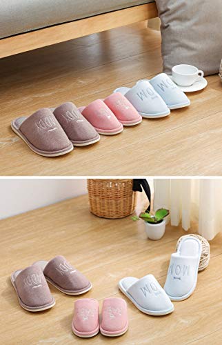 Rojeam Family Comfort Slippers Winter Warm House Shoes Indoor Outdoor for Unisex Men Women Kids3