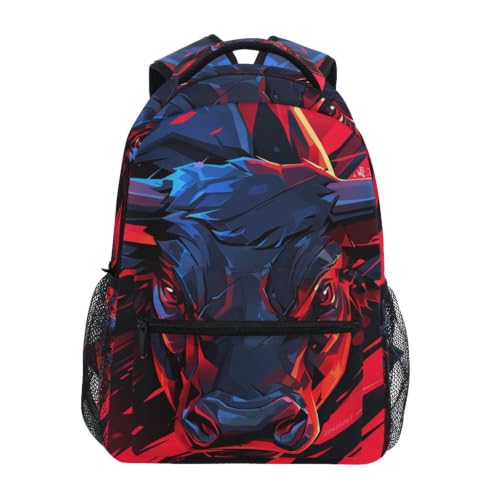 Sac à dos scolaire taureau pour le collège et les sorties de votre enfant