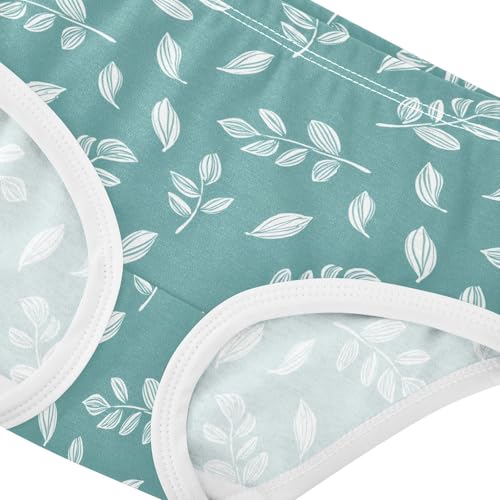 Summer Plant Green Toddler Girls's Underwear 2T 23028984