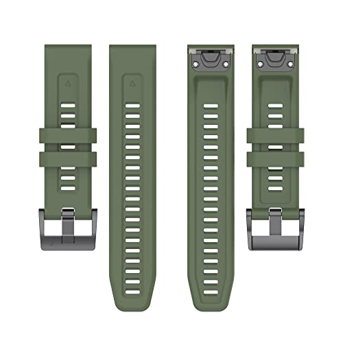 Correa de silicona para reloj Garmin 22 mm miniatura 7