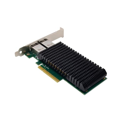 X-MEDIA XM-NA6821 PCI-E 2 Puertos 10Gbps Tarjeta de Red Gigabit Ethernet PCI Express (PCIe x8) para Servidor | Chipset Intel X540-T2 | Compatible con Windows 11 y Linux miniatura 3