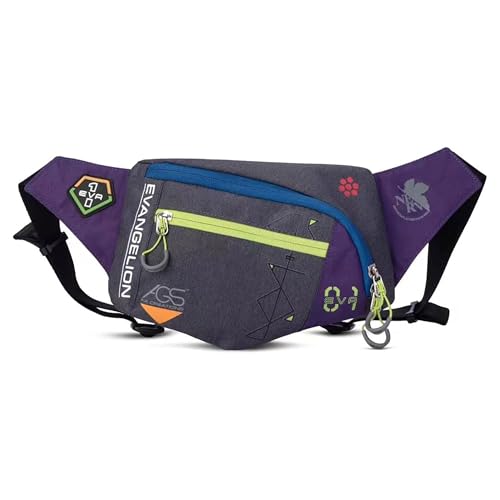 Neon Genesis Evangelion Fanny Pack Crossbody Bag Fashion Waist Pack by FX Creations