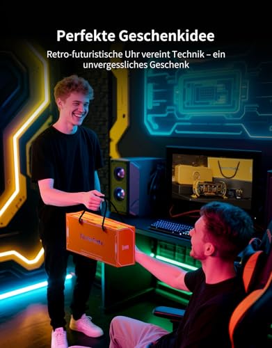 Divoom Times Gate Pantalla de Arte Pixel WiFi - Reloj Digital LED RGB Inteligente con Control de Aplicación para Sala de Juegos, Decoración de Oficina, Pantalla de Color de Alta Resolución (Amarillo) - imagen 8