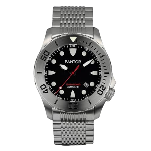 Pantor Seahorse Dive Watch,1000m Auotmatic Diver Watches,Big 45mm Watch Men (Seahorse002)