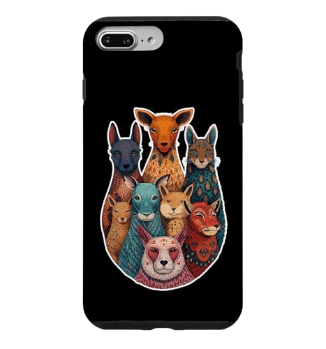 Canid Fox Wild Dog Nature Spirit Core Hunt Pack �G�^�[�i�� �X�}�z�P�[�X iPhone 7 Plus/8 Plus �p
